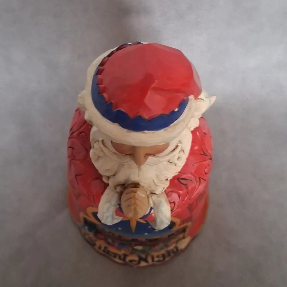 Jim Shore Santa Silent NightFigurine 2013 #4034356 Christmas 10 1/4